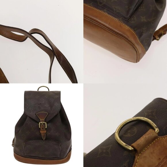 LOUIS VUITTON Monogram Montsouris MM Backpack M51136 LV Auth 120622 - Picture 14 of 15